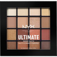 Nyx Ultimate Shadow Palette Παλέτα Επαγγελματικού Επιπέδου Εξοπλισμένη με 16 Σκιές Υψηλής Απόδοσης 1 Τεμάχιο - Warm Neutrals