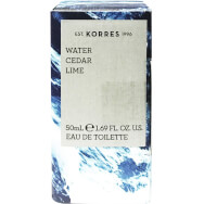 Korres Water, Lime & Cedar Eau de Toilette 50ml Korres Water, Lime & Cedar Eau de Toilette 50ml