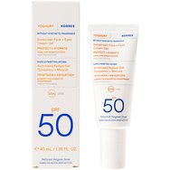 Korres Yoghurt Sunscreen Face & Eyes Cream Gel Spf50 for Sensitive Skin 40ml