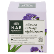 N.A.E. Bellezza Anti-Age Night Cream Нощен крем против стареене, обогатен с хиалуронова киселина 50ml
