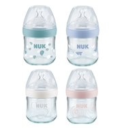 Nuk Nature Sense Γυάλινο Μπιμπερό με Θηλή Σιλικόνης Small 0-6 Μηνών 120ml