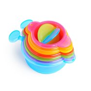 Munchkin Caterpillar Spillers Играчка за баня Caterpillar със 7 цветни чаши