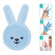 Mam Oral Care Rabbit Ръкавица за почистване на уста за бебета Код 611 от 0+ месеца 1 брой