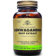 Solgar Food Supplement Ashwagandha Root Extract Συμπλήρωμα Διατροφής με Αντιμικροβιακή & Αντιφλεγμονώδη Δράση 60 Veg.caps
