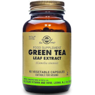 Solgar Sfp Green Tea Leaf Extract Συμπλήρωμα Διατροφής Ιδιαίτερα Χρήσιμο για τη Καύση του Αποθηκευμένου Λίπους 60veg.caps