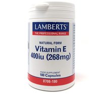 Lamberts Vitamin E 400iu Natural Form Συμπλήρωμα Διατροφής με Φυσική Βιταμίνη Ε​ caps