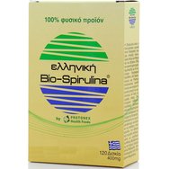 Protonex Bio-Spirulina Σπιρουλινα Ελληνική 400mg 120 Δισκία
