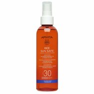 Apivita Bee Sun Safe Satin Touch Tan Perfecting Oil Oil за тяло със слънчоглед и морков Spf30, 200мл