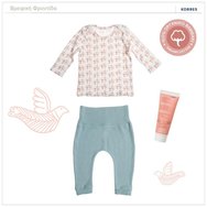 Korres PROMO PACK Baby Collection 3-6m Wash & Dress Premium Set with Baby Showergel & Shampoo 20ml